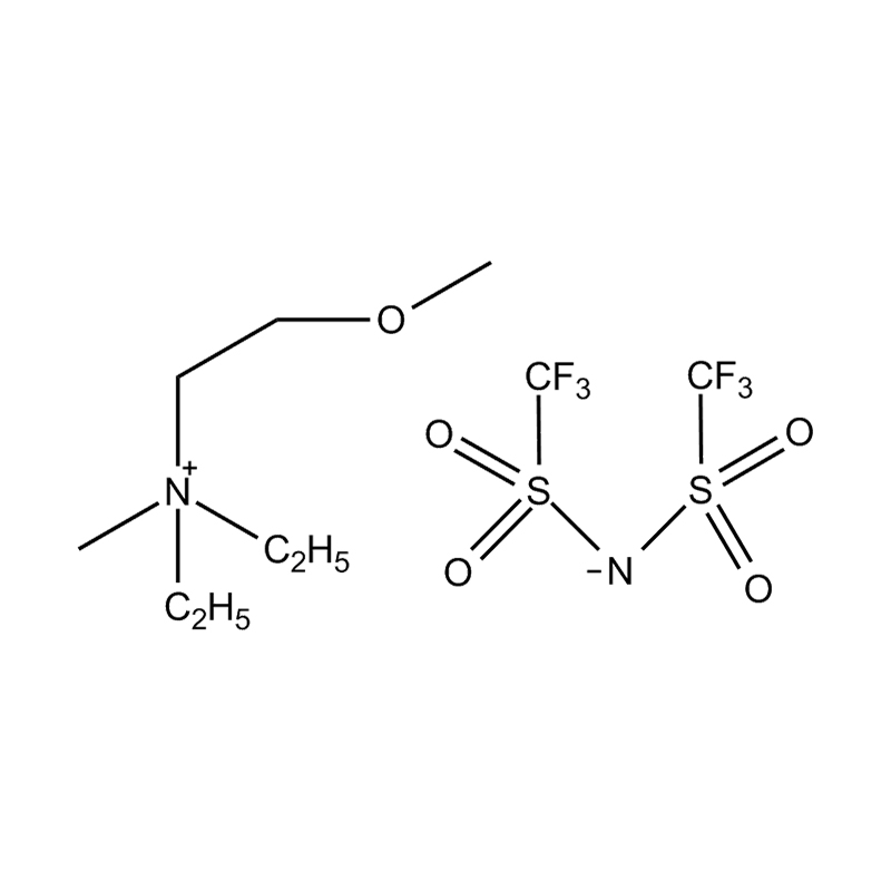 N-methoxyethyl-N-methyldiethylammonium bis (trifluormethanesulfonyl) imid salt